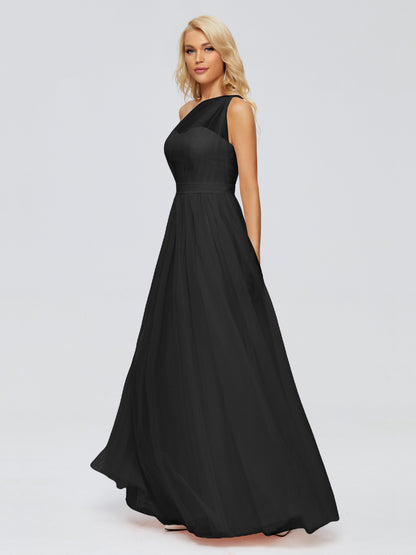 Alexandra One-Shoulder Chiffon Bridesmaid Dresses