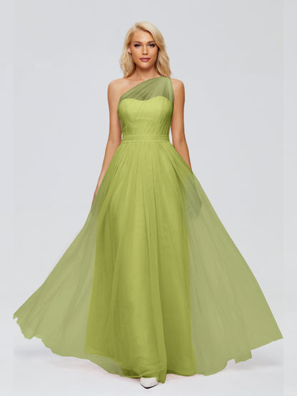 Alexandra One-Shoulder Chiffon Bridesmaid Dresses