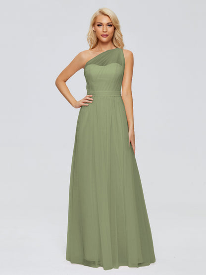 Alexandra One-Shoulder Chiffon Bridesmaid Dresses