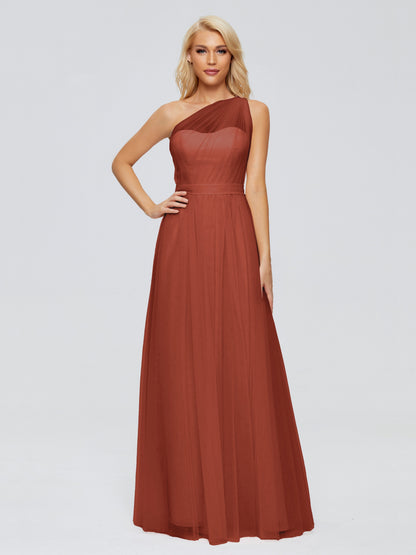 Alexandra One-Shoulder Chiffon Bridesmaid Dresses