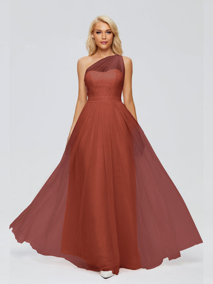 Alexandra One-Shoulder Chiffon Bridesmaid Dresses