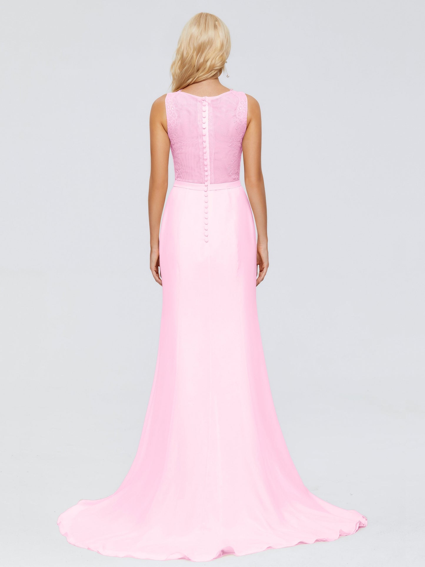 Alexis Hourglass V-Neck Lace Bridesmaid Dresses