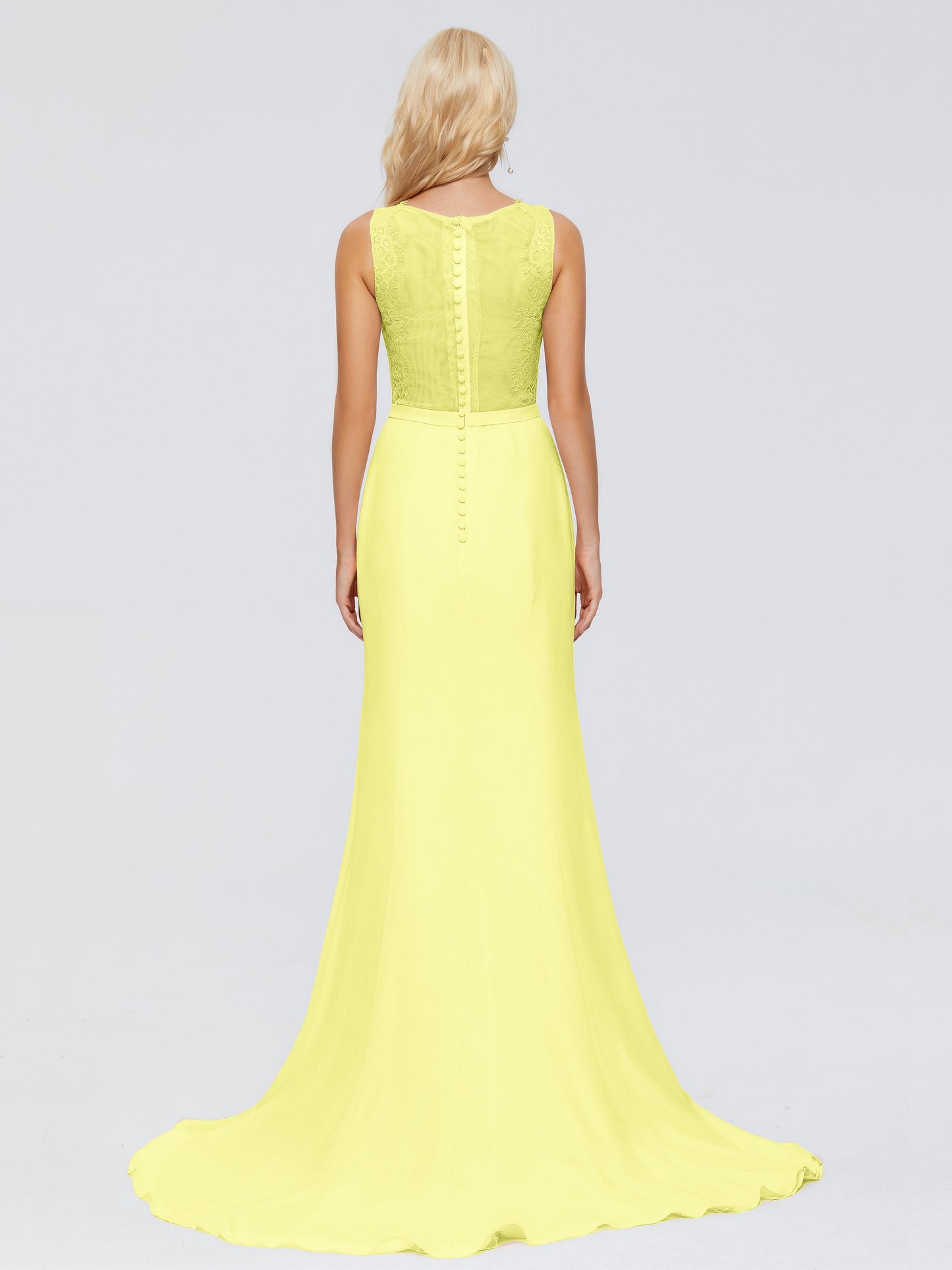 Alexis Hourglass V-Neck Lace Bridesmaid Dresses
