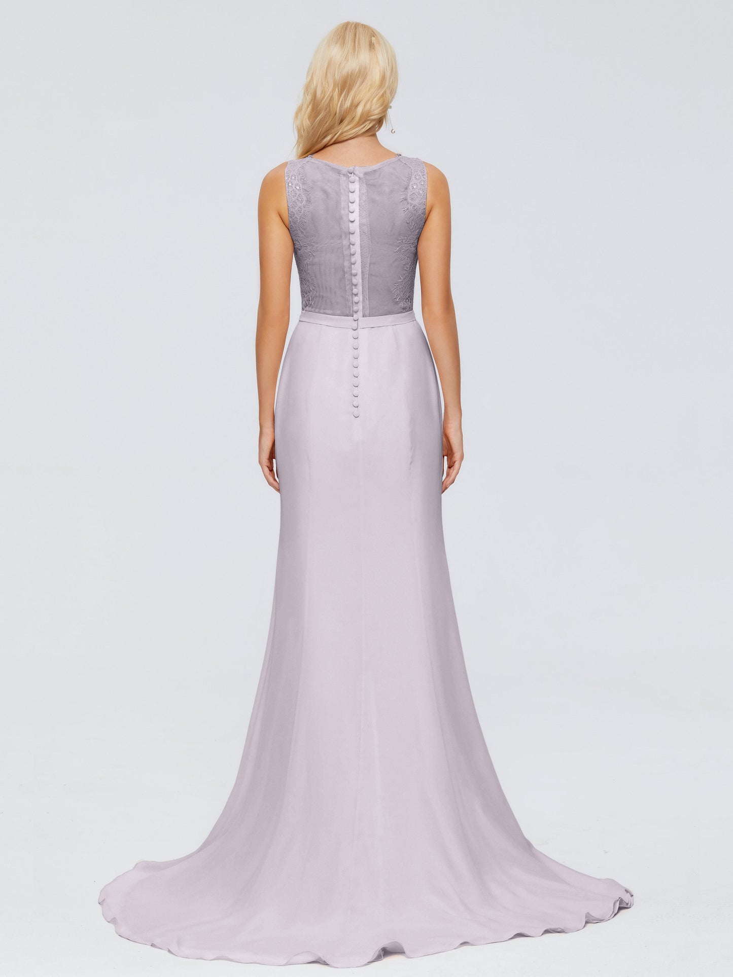 Alexis Hourglass V-Neck Lace Bridesmaid Dresses
