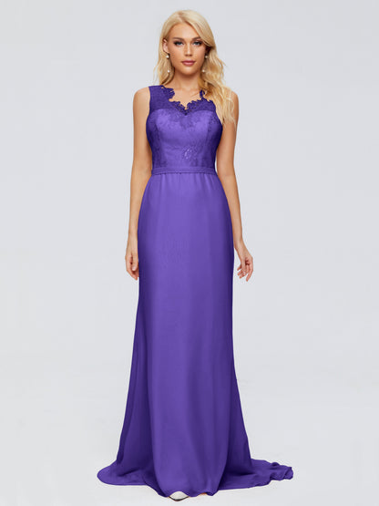 Alexis Hourglass V-Neck Lace Bridesmaid Dresses