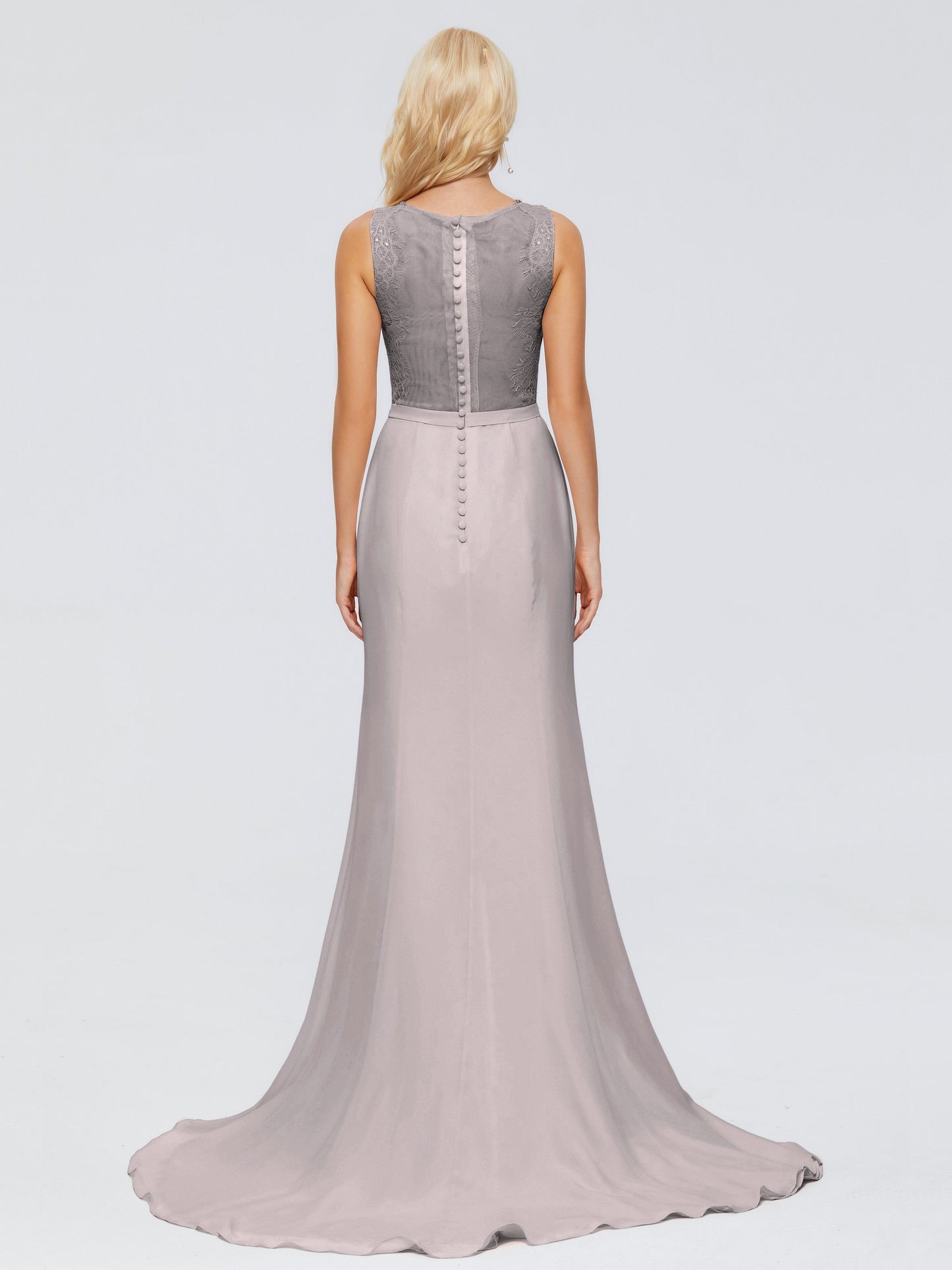 Alexis Hourglass V-Neck Lace Bridesmaid Dresses