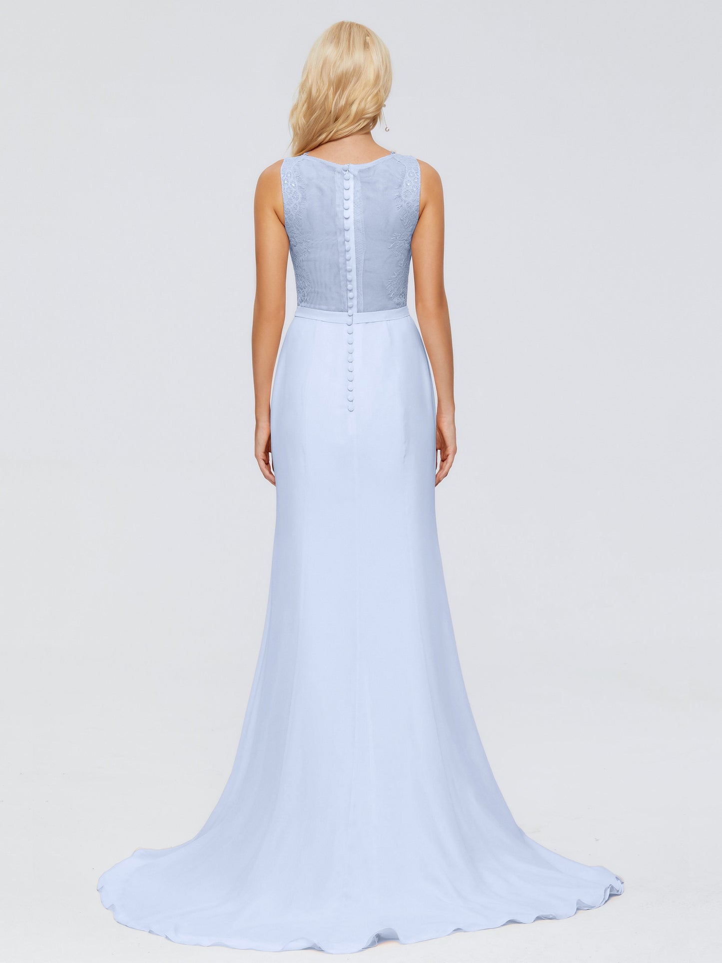 Alexis Hourglass V-Neck Lace Bridesmaid Dresses