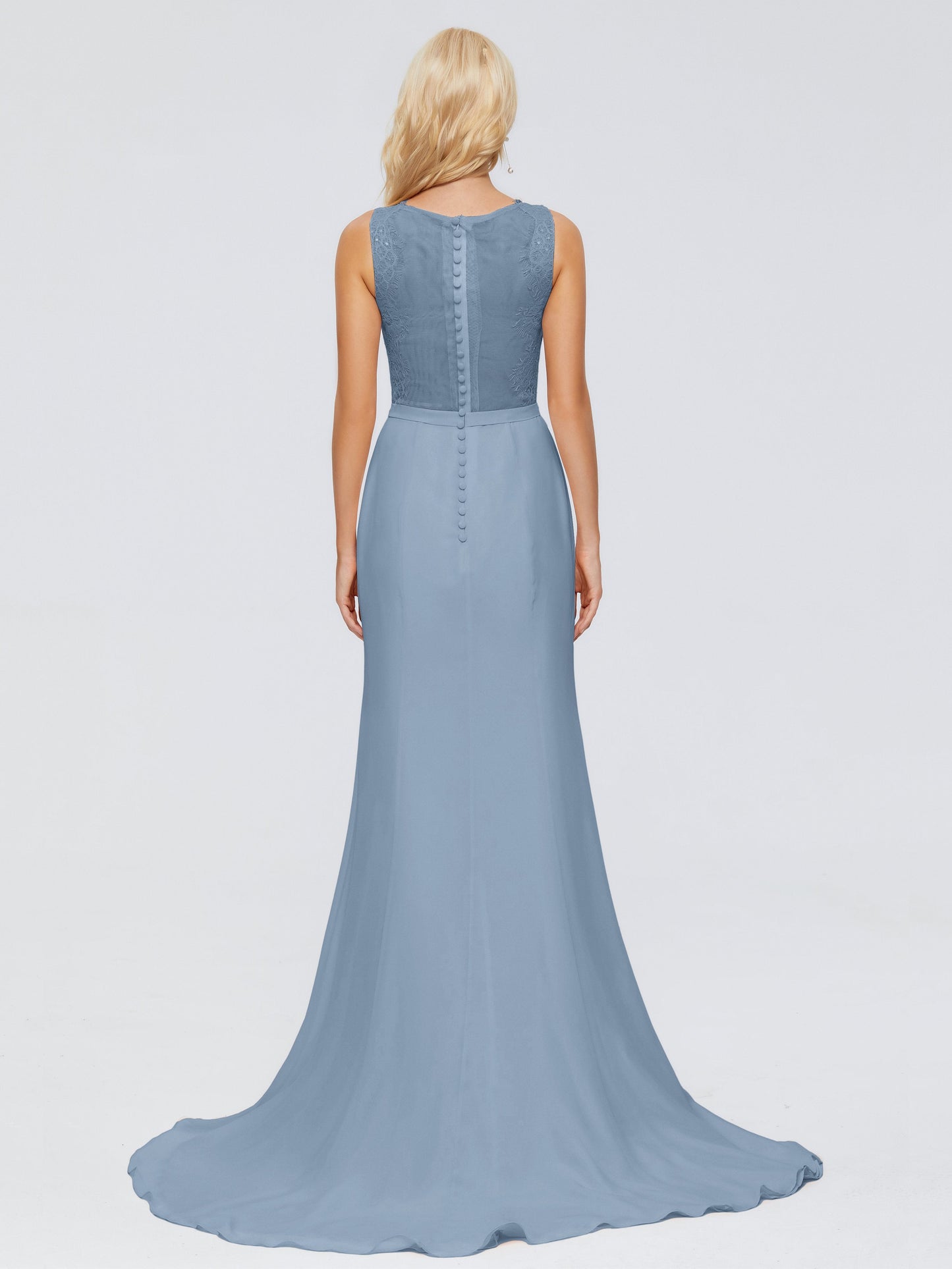 Alexis Hourglass V-Neck Lace Bridesmaid Dresses