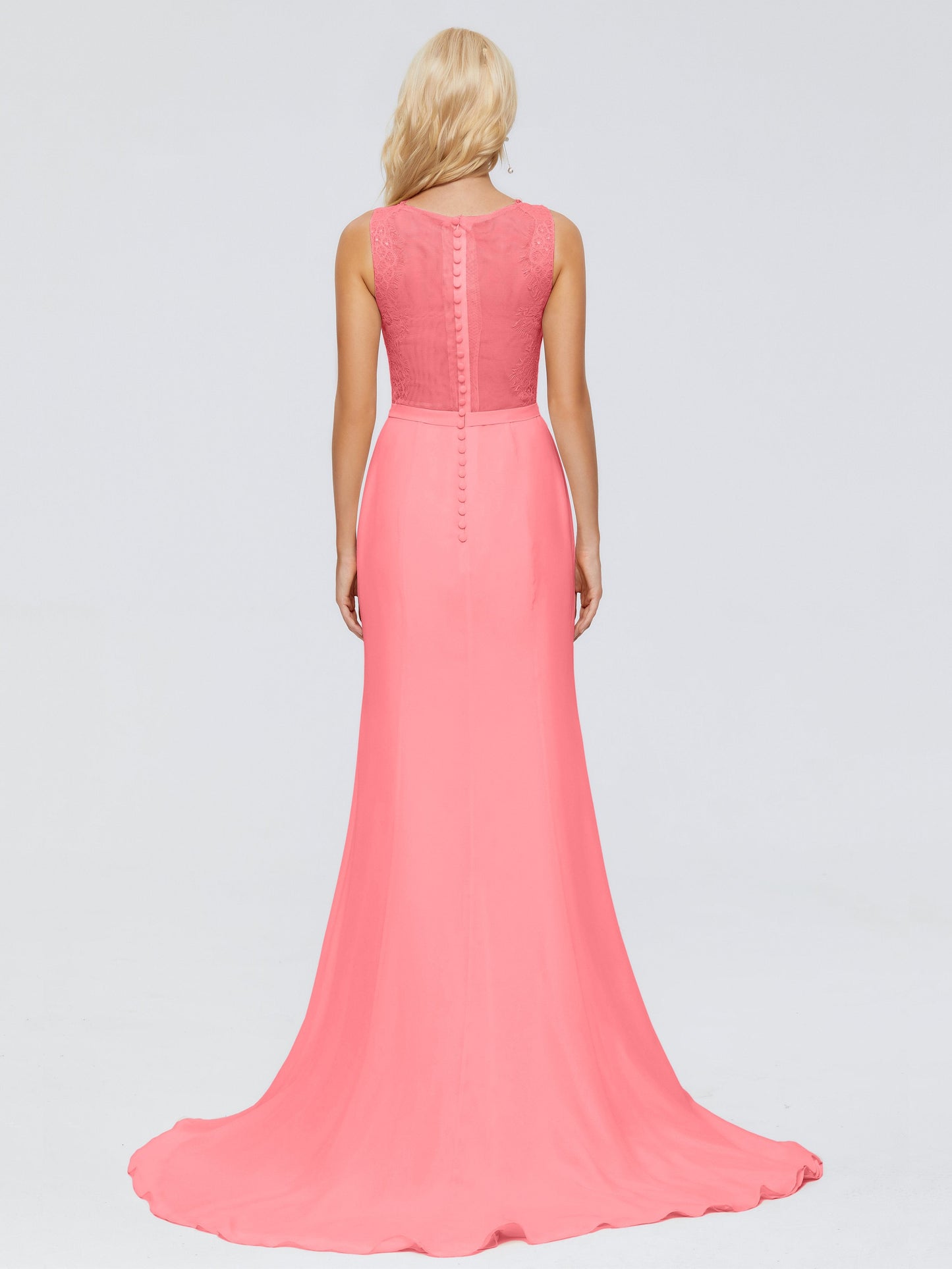 Alexis Hourglass V-Neck Lace Bridesmaid Dresses
