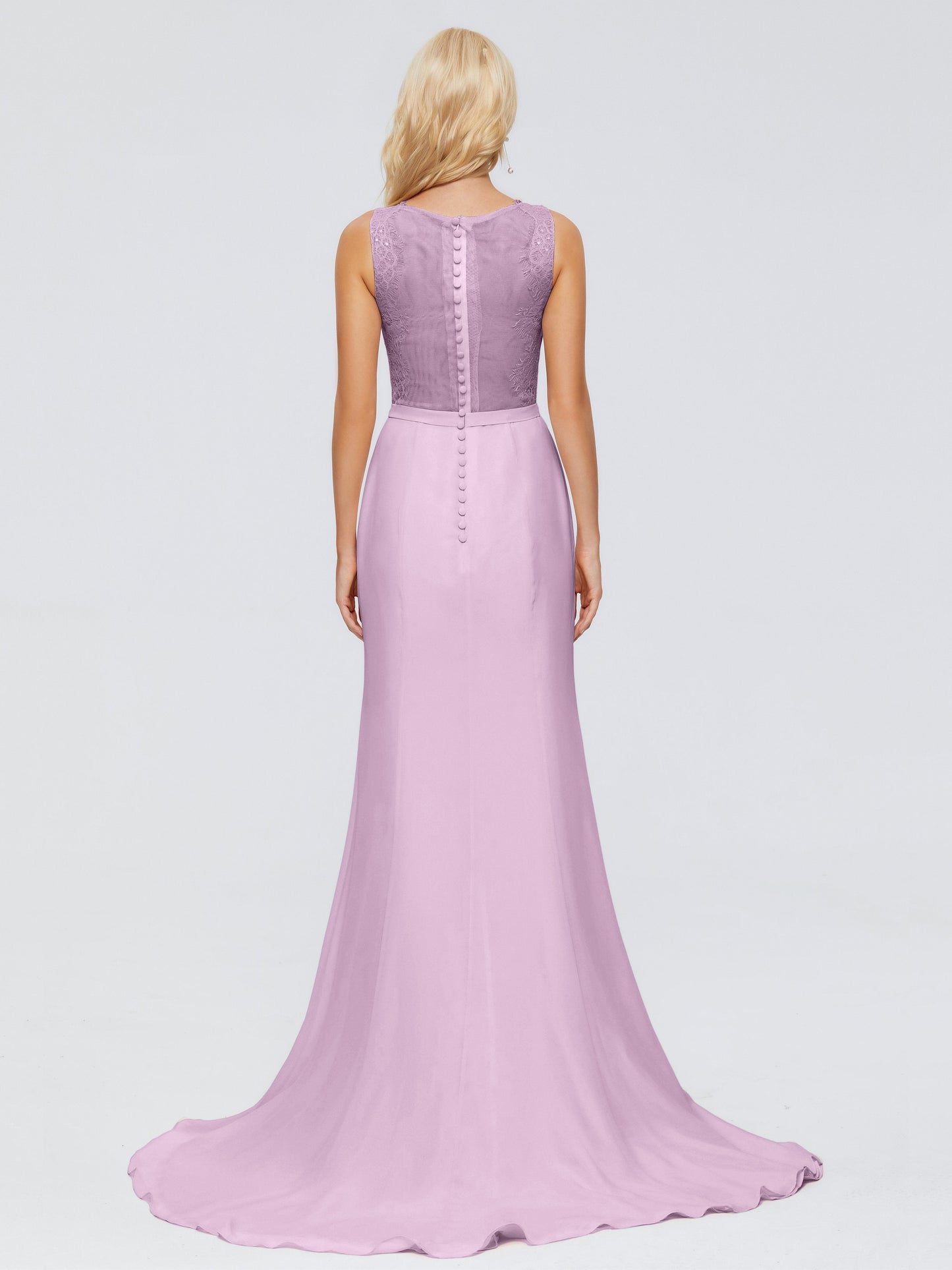 Alexis Hourglass V-Neck Lace Bridesmaid Dresses