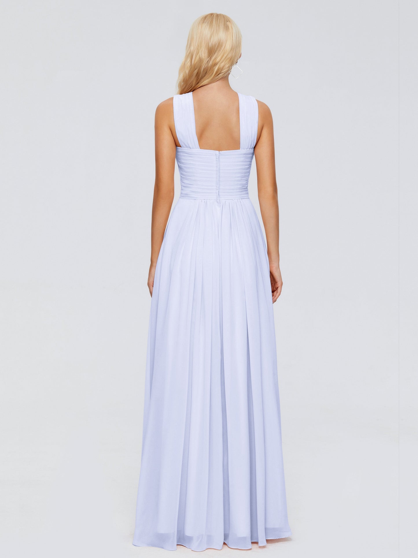 Aliyah A-line Straps Chiffon Bridesmaid Dresses