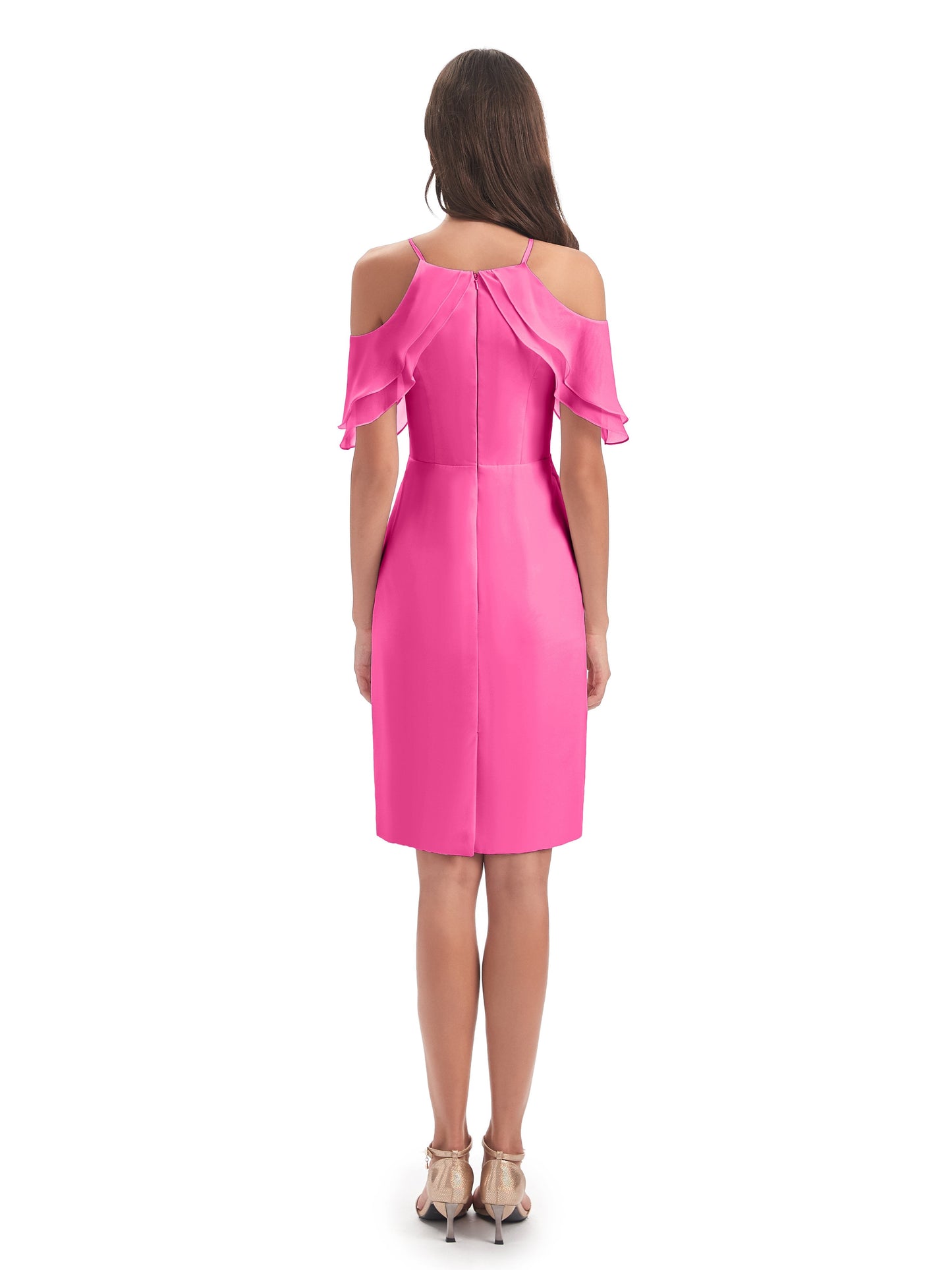 Aranza Off The Shoulder Knee Length Bridesmaid Dresses