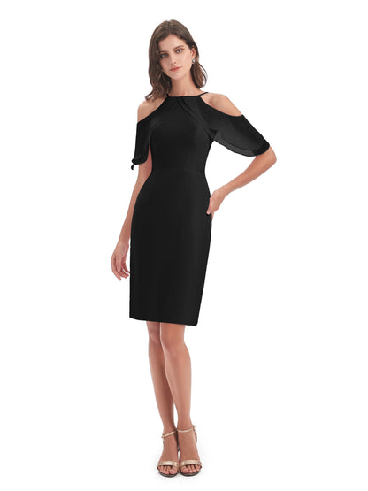 Aranza Off The Shoulder Knee Length Bridesmaid Dresses