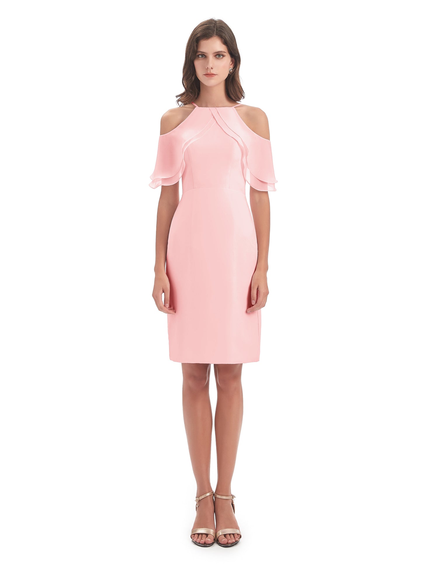 Aranza Off The Shoulder Knee Length Bridesmaid Dresses