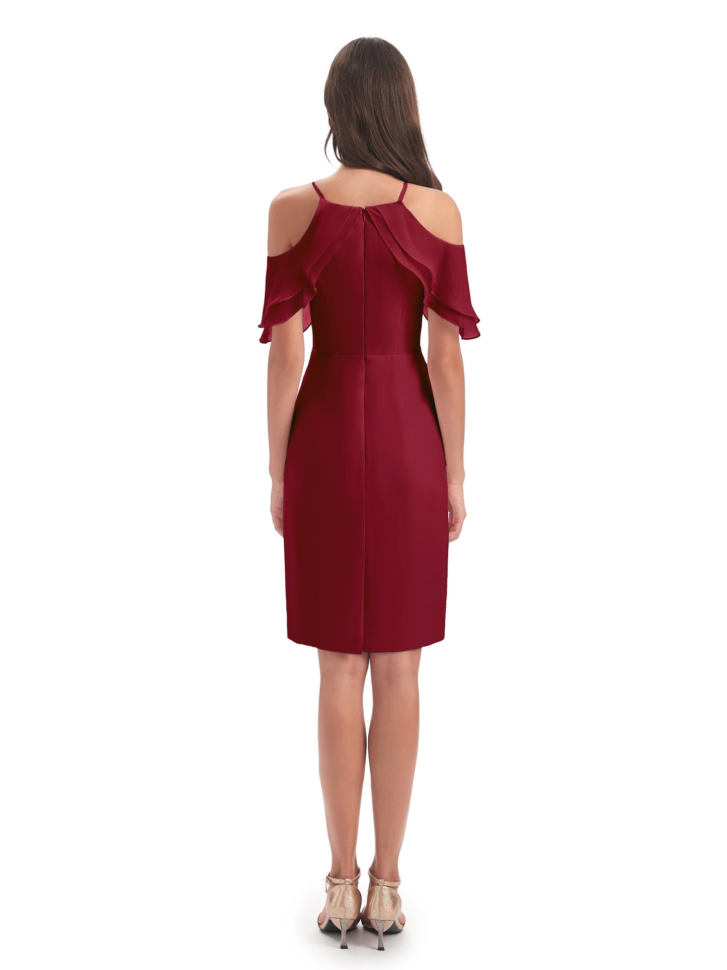 Aranza Off The Shoulder Knee Length Bridesmaid Dresses
