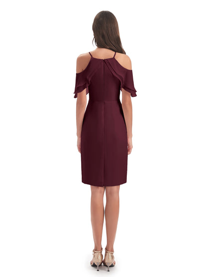 Aranza Off The Shoulder Knee Length Bridesmaid Dresses