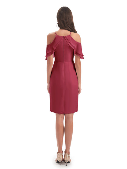 Aranza Off The Shoulder Knee Length Bridesmaid Dresses