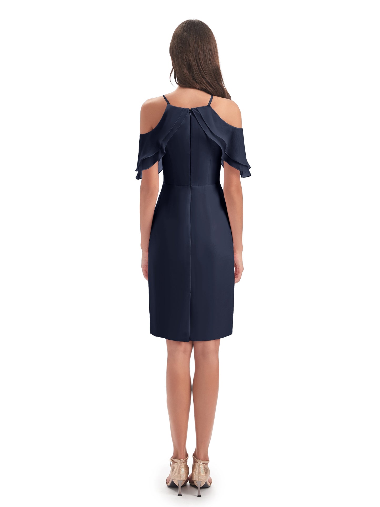 Aranza Off The Shoulder Knee Length Bridesmaid Dresses