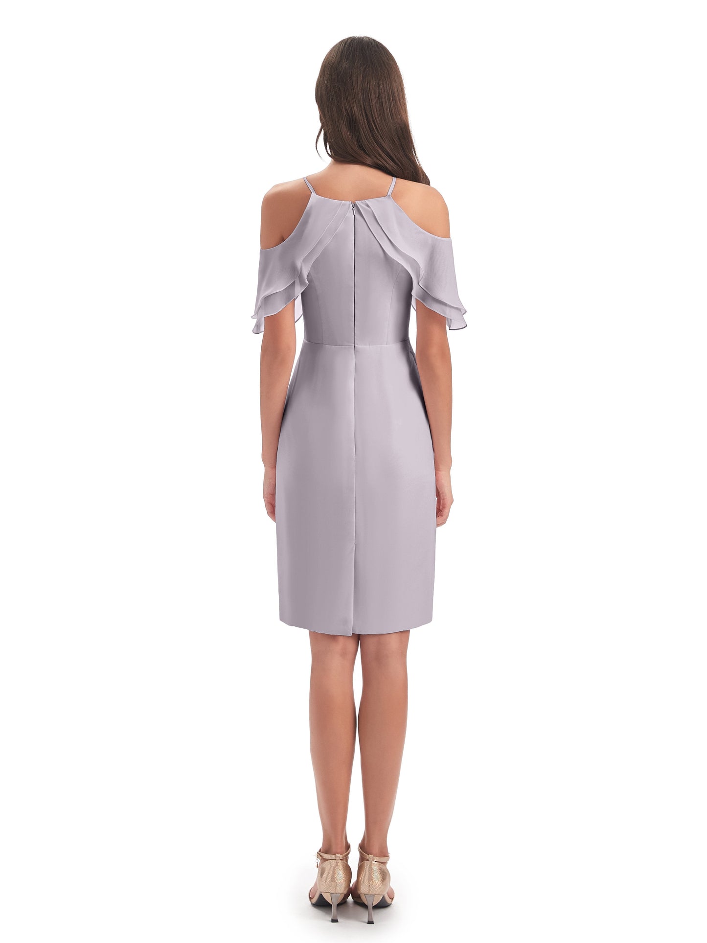 Aranza Off The Shoulder Knee Length Bridesmaid Dresses