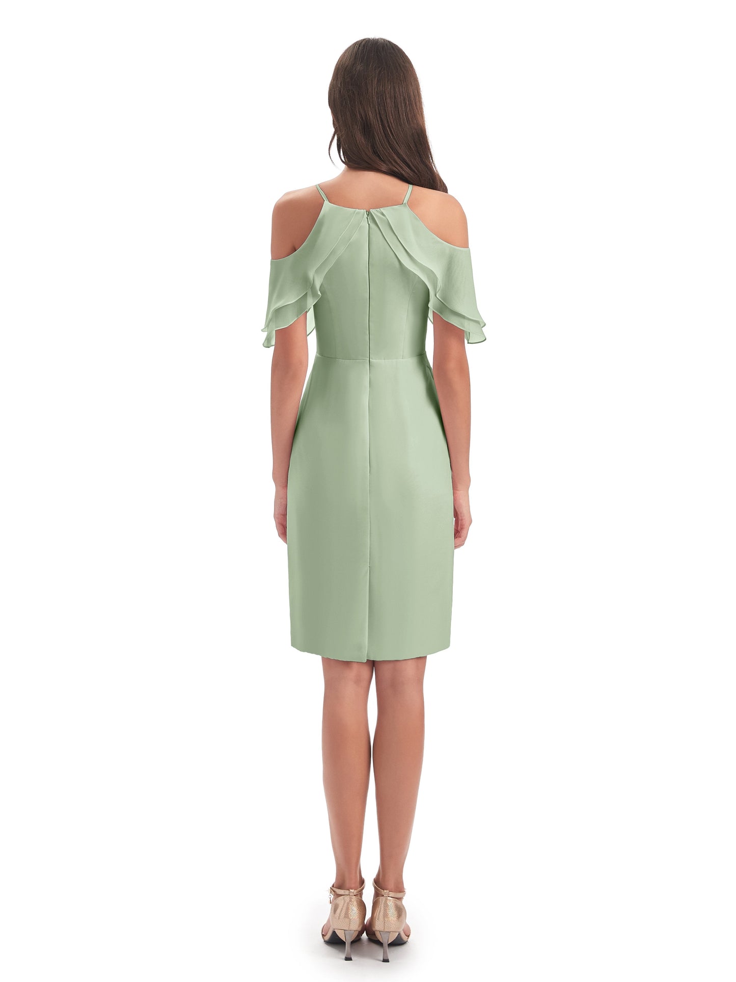 Aranza Off The Shoulder Knee Length Bridesmaid Dresses