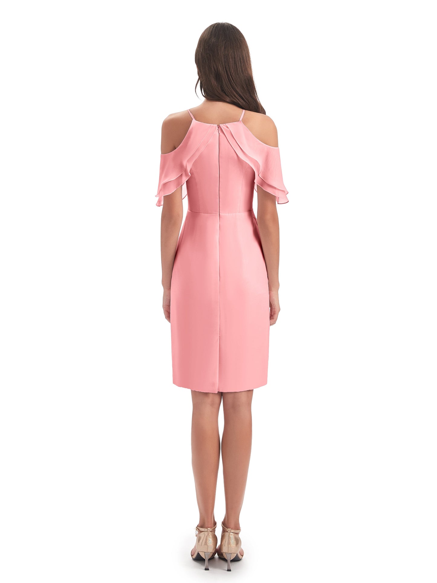 Aranza Off The Shoulder Knee Length Bridesmaid Dresses
