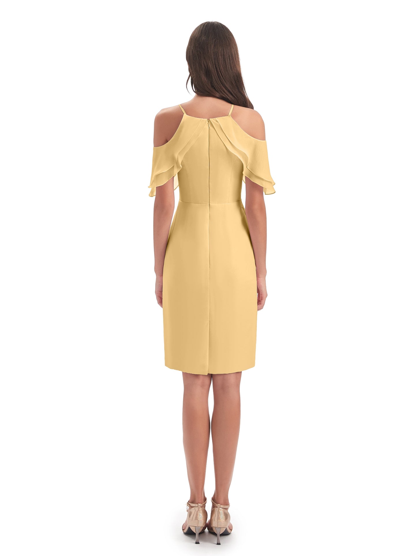 Aranza Off The Shoulder Knee Length Bridesmaid Dresses
