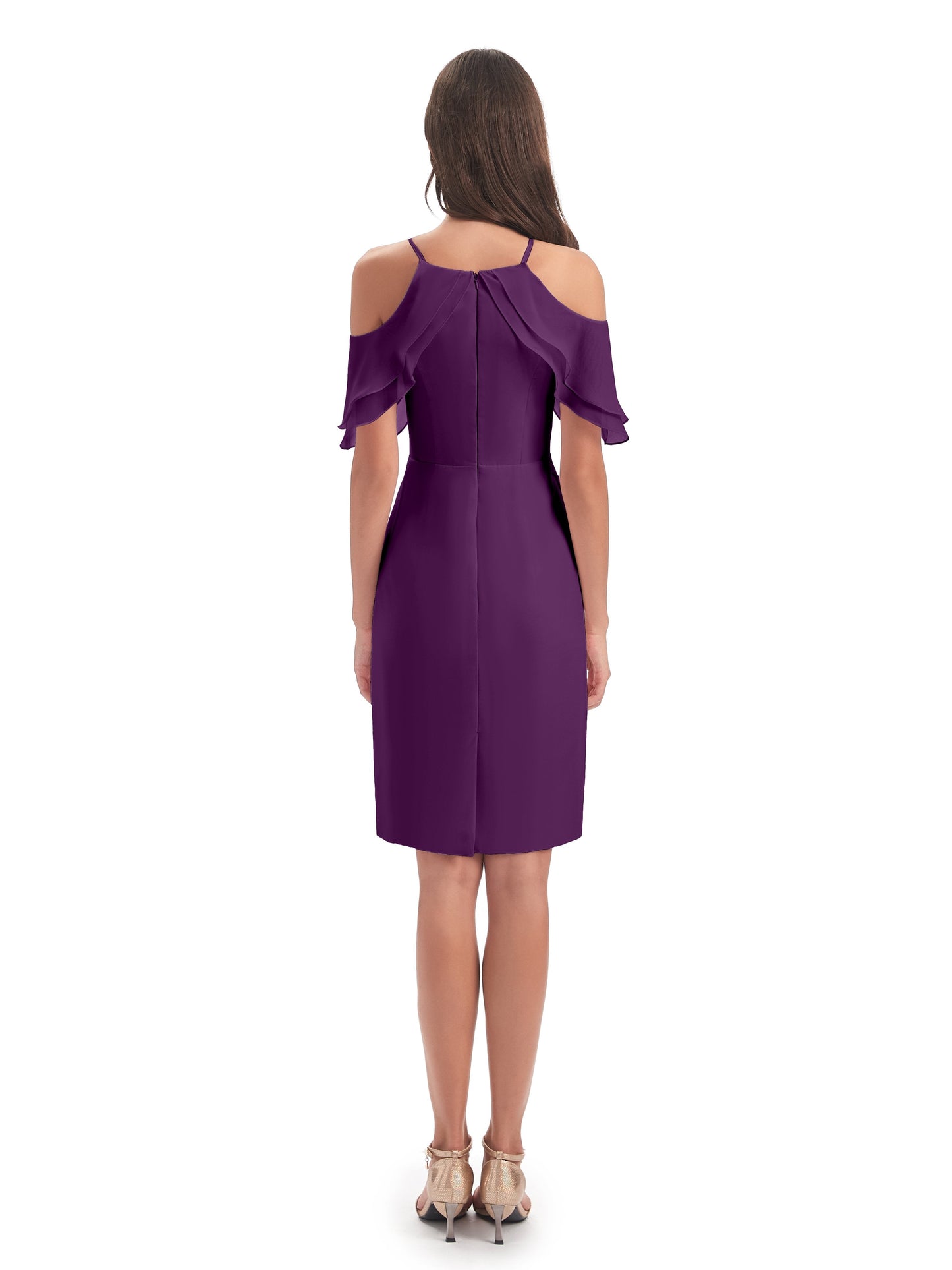 Aranza Off The Shoulder Knee Length Bridesmaid Dresses