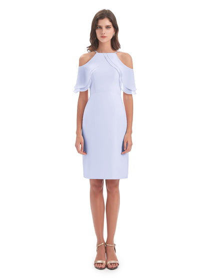 Aranza Off The Shoulder Knee Length Bridesmaid Dresses