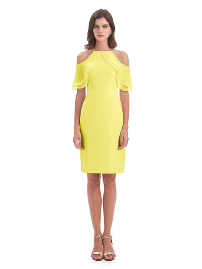 Aranza Off The Shoulder Knee Length Bridesmaid Dresses