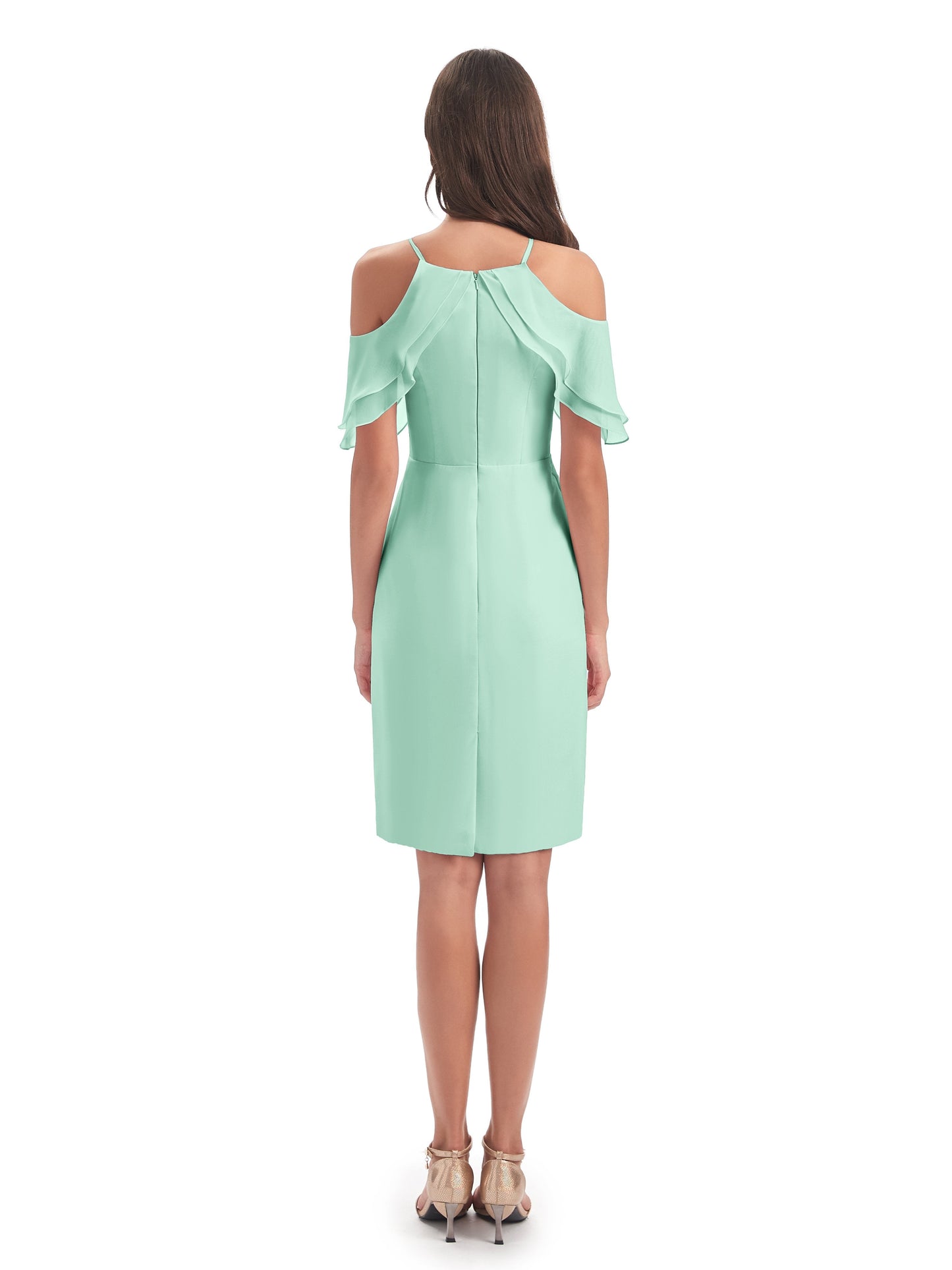 Aranza Off The Shoulder Knee Length Bridesmaid Dresses