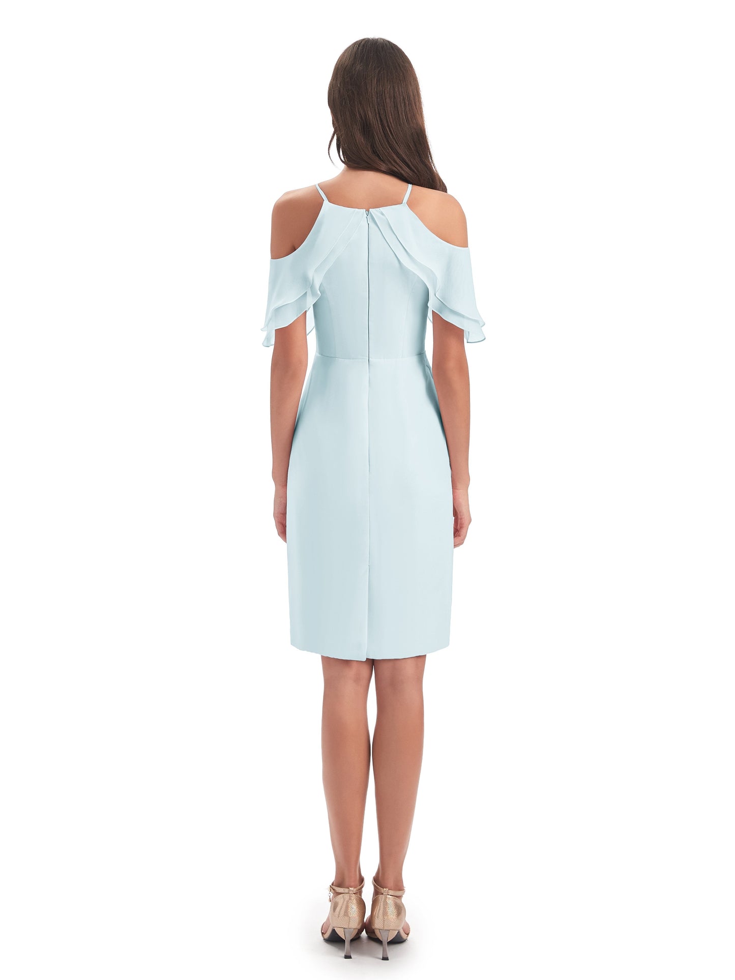 Aranza Off The Shoulder Knee Length Bridesmaid Dresses
