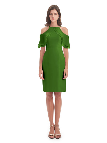 Aranza Off The Shoulder Knee Length Bridesmaid Dresses
