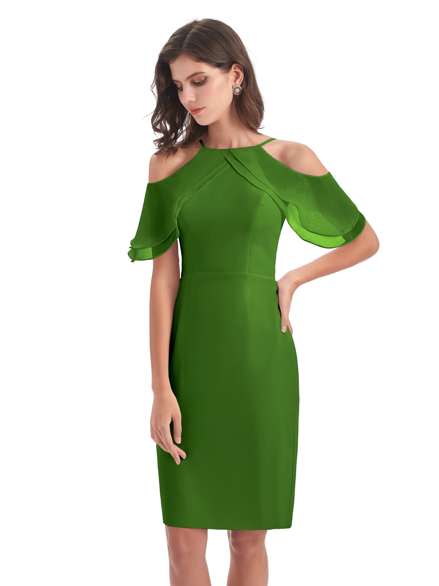 Aranza Off The Shoulder Knee Length Bridesmaid Dresses