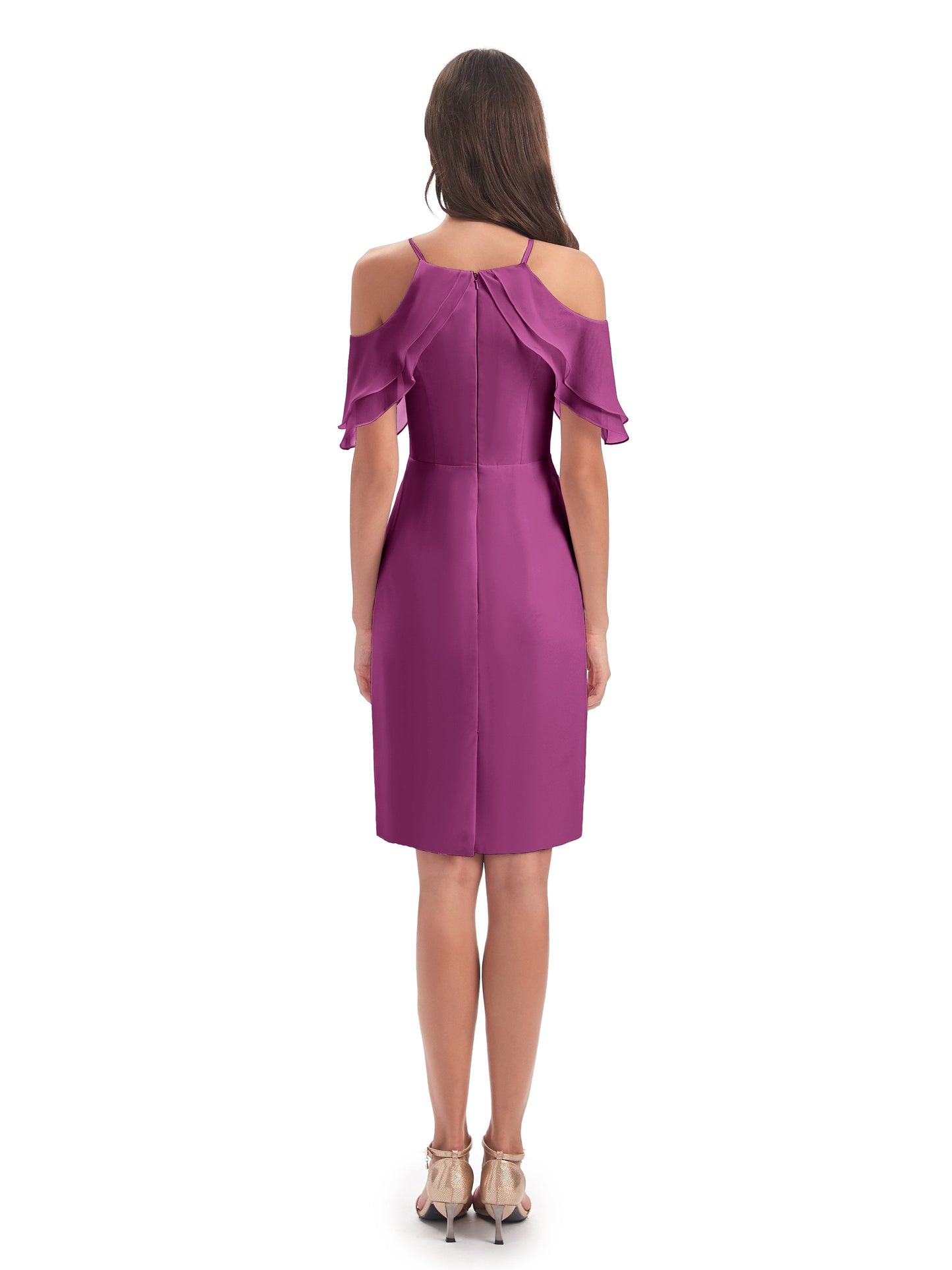 Aranza Off The Shoulder Knee Length Bridesmaid Dresses