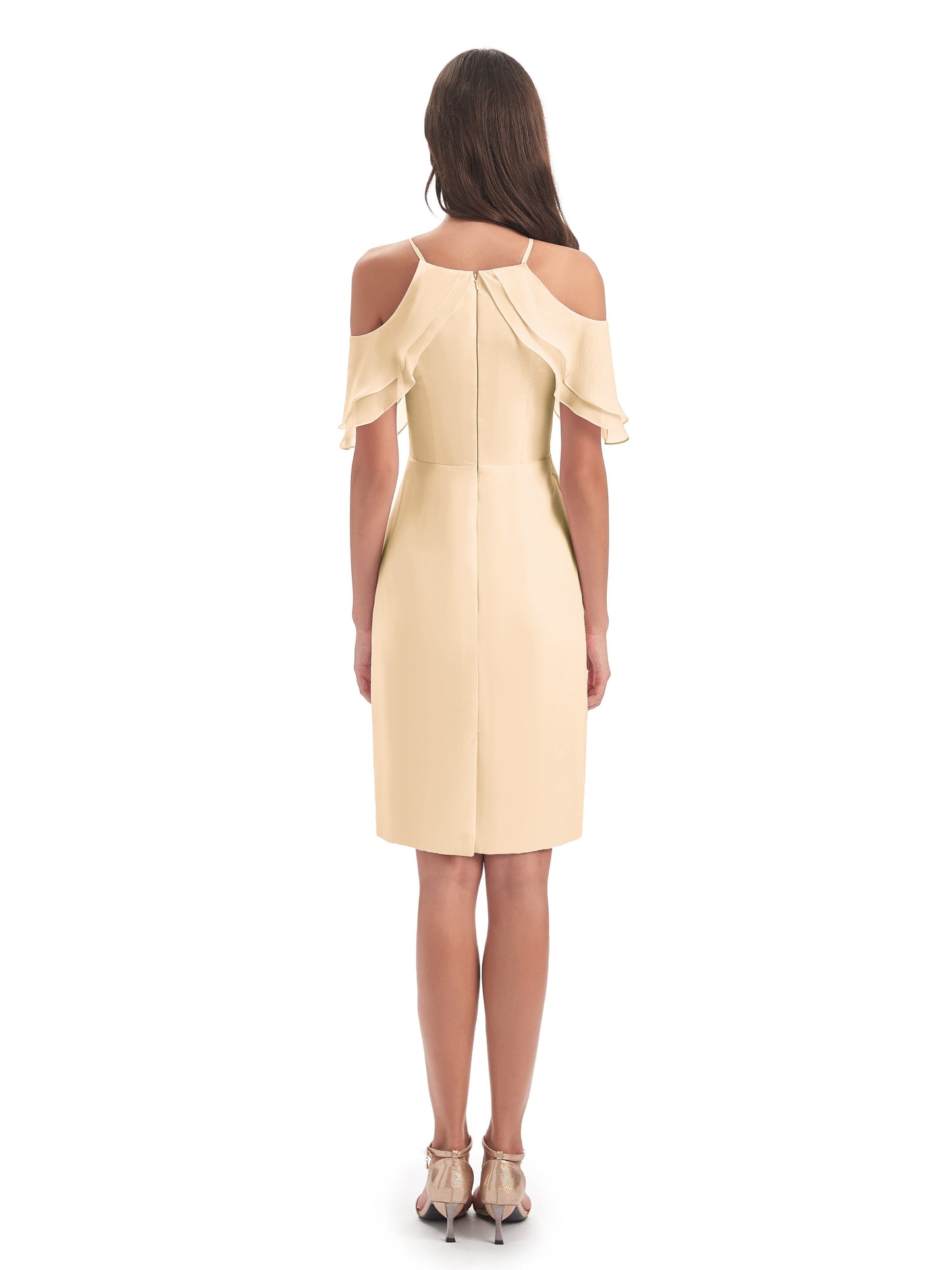 Aranza Off The Shoulder Knee Length Bridesmaid Dresses