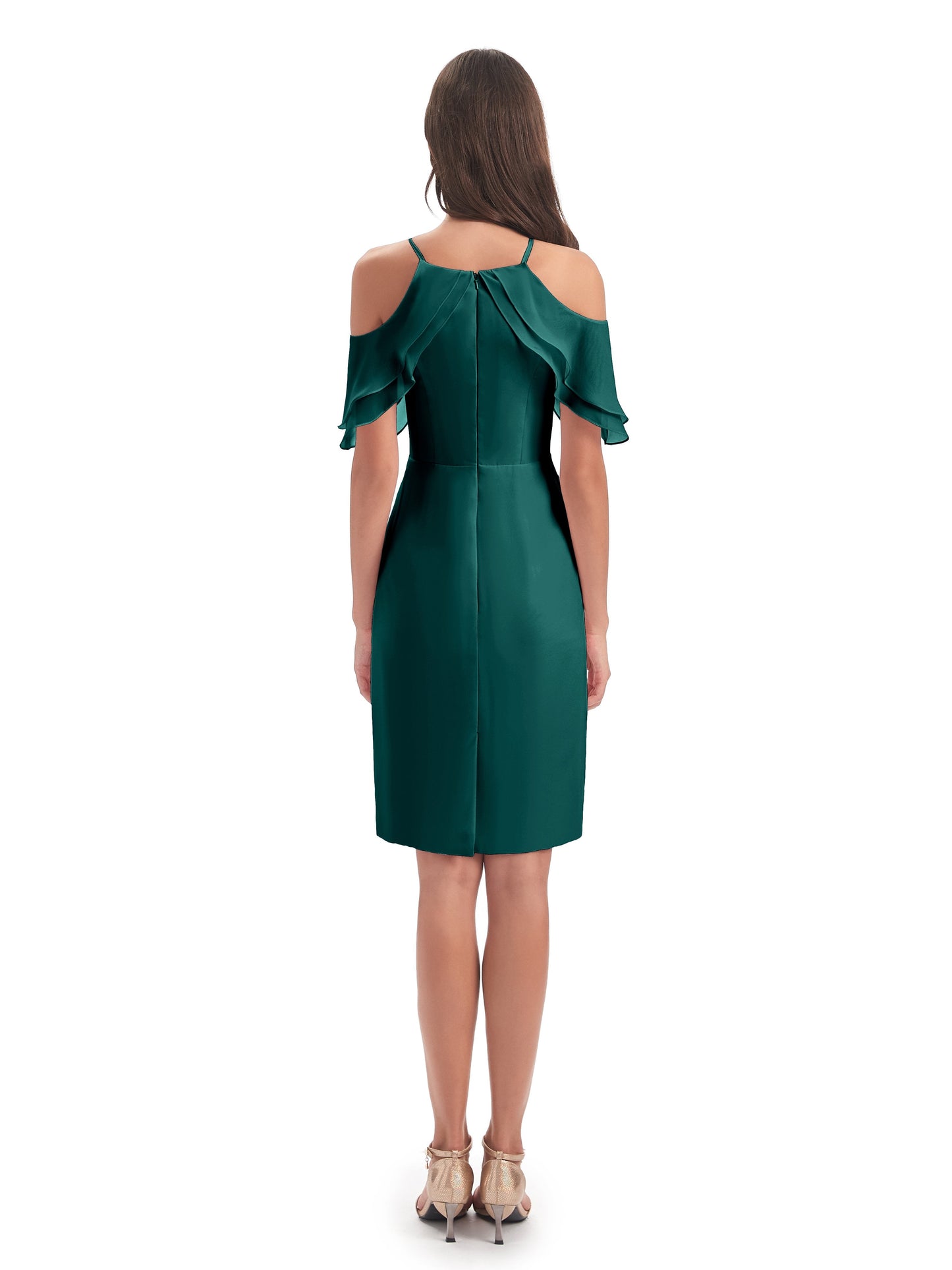 Aranza Off The Shoulder Knee Length Bridesmaid Dresses