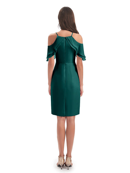 Aranza Off The Shoulder Knee Length Bridesmaid Dresses