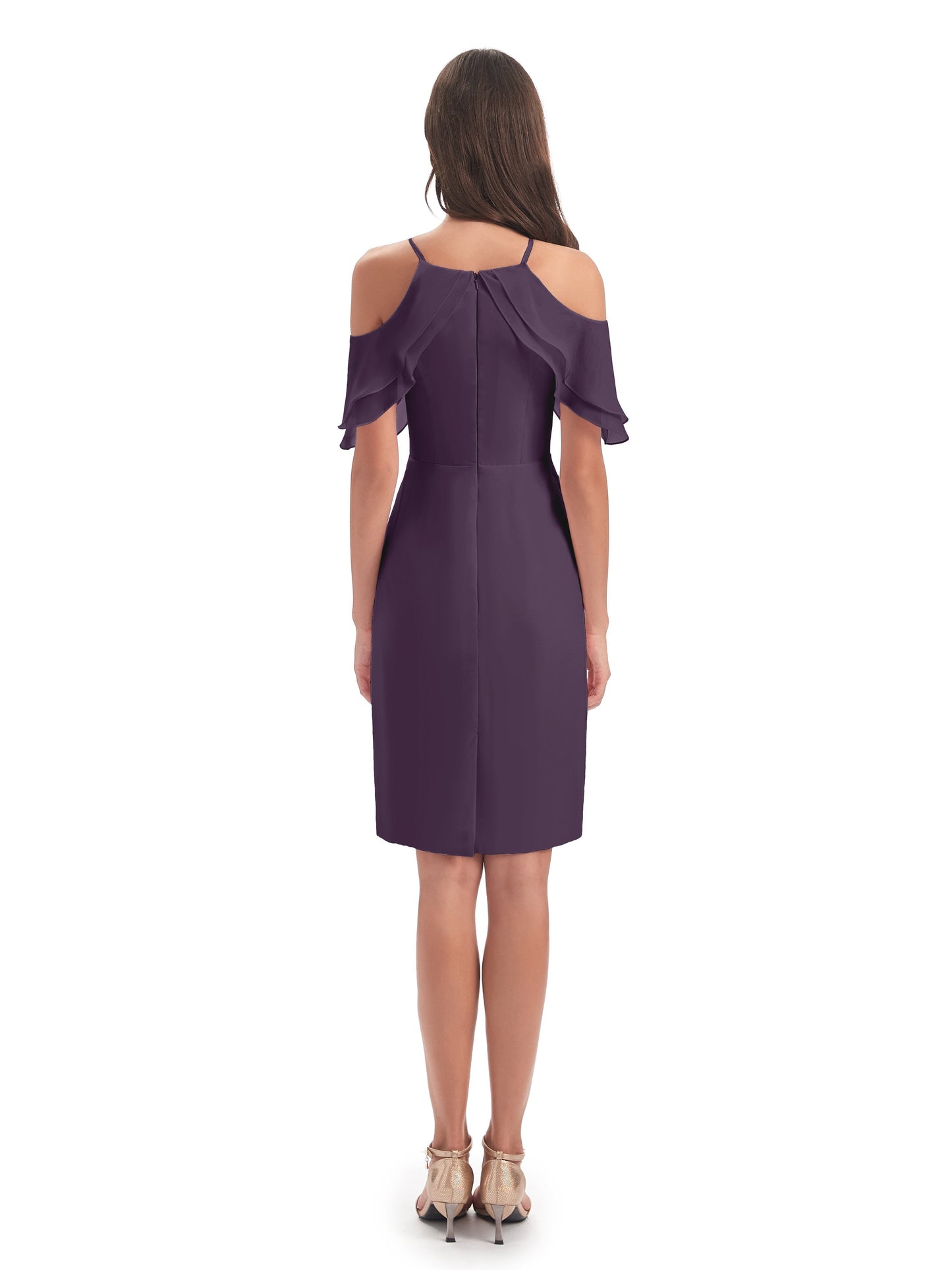 Aranza Off The Shoulder Knee Length Bridesmaid Dresses