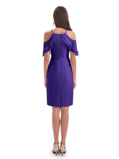 Aranza Off The Shoulder Knee Length Bridesmaid Dresses