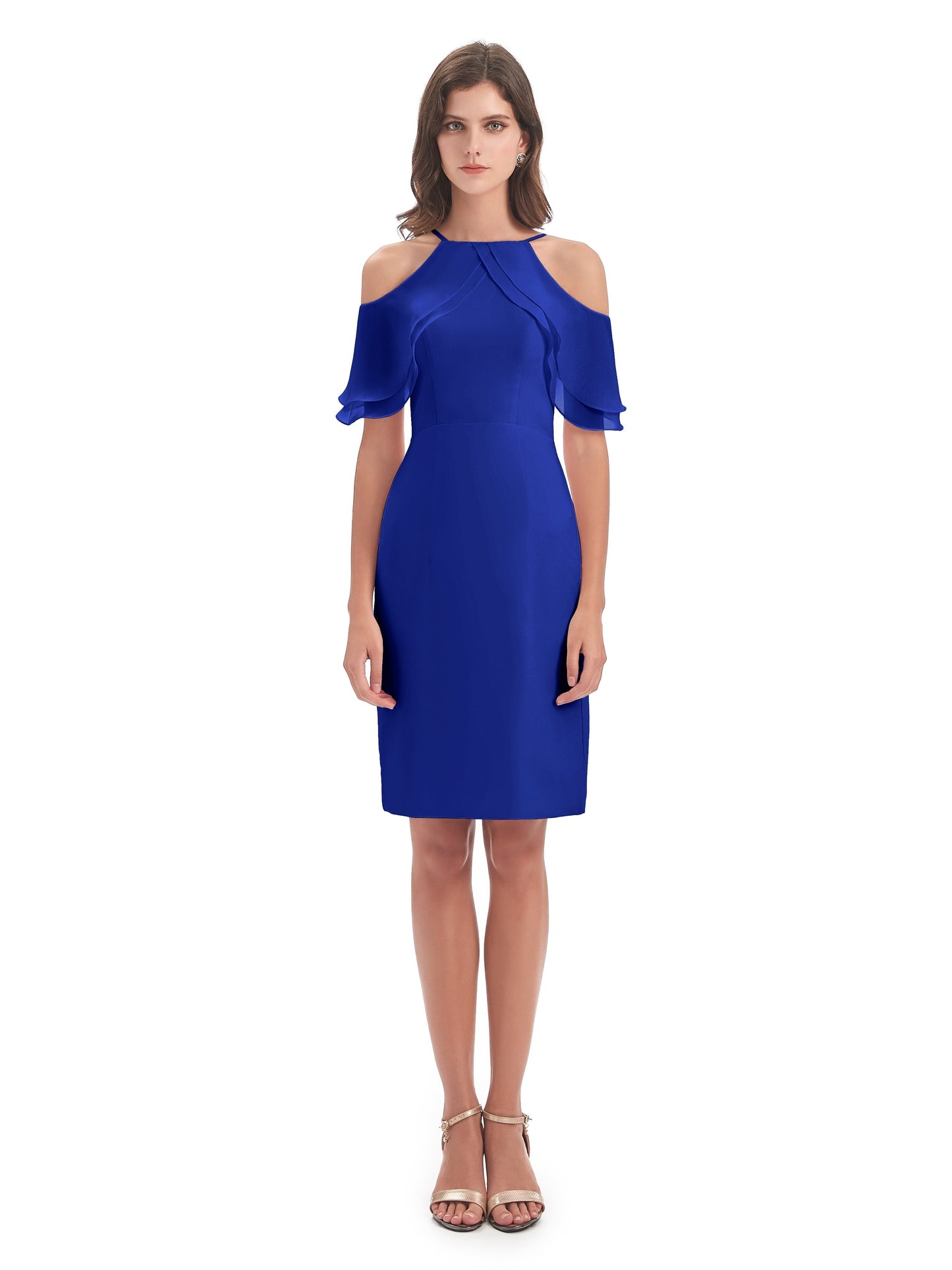 Aranza Off The Shoulder Knee Length Bridesmaid Dresses