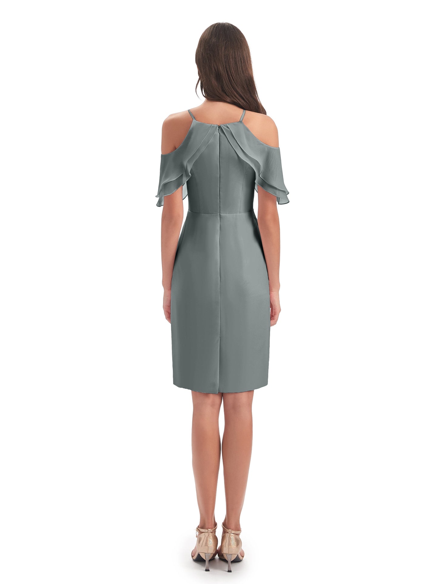 Aranza Off The Shoulder Knee Length Bridesmaid Dresses