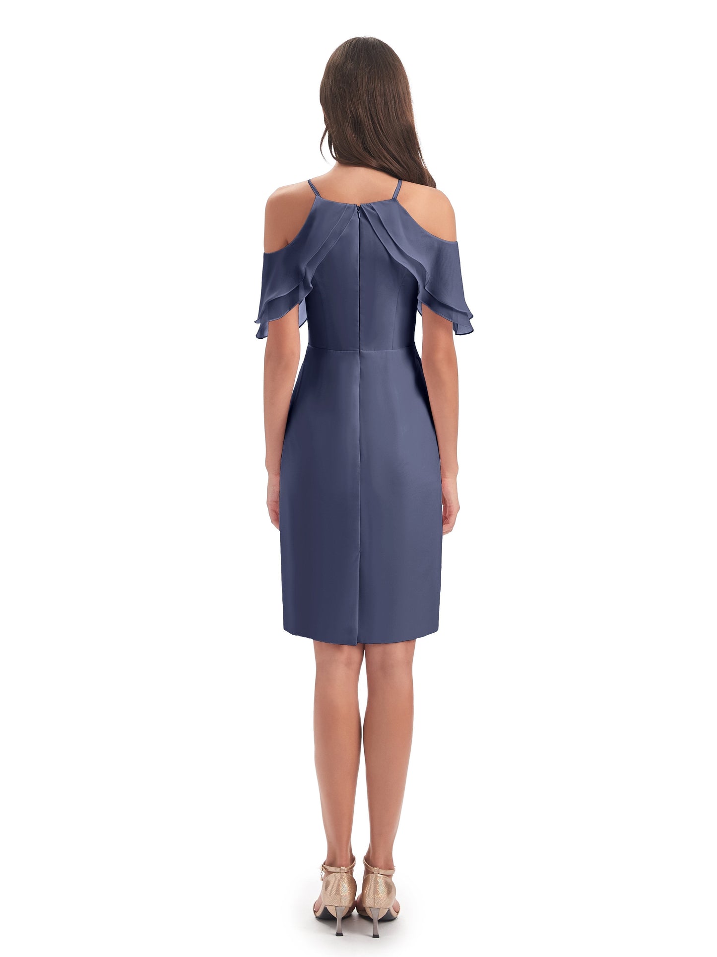 Aranza Off The Shoulder Knee Length Bridesmaid Dresses
