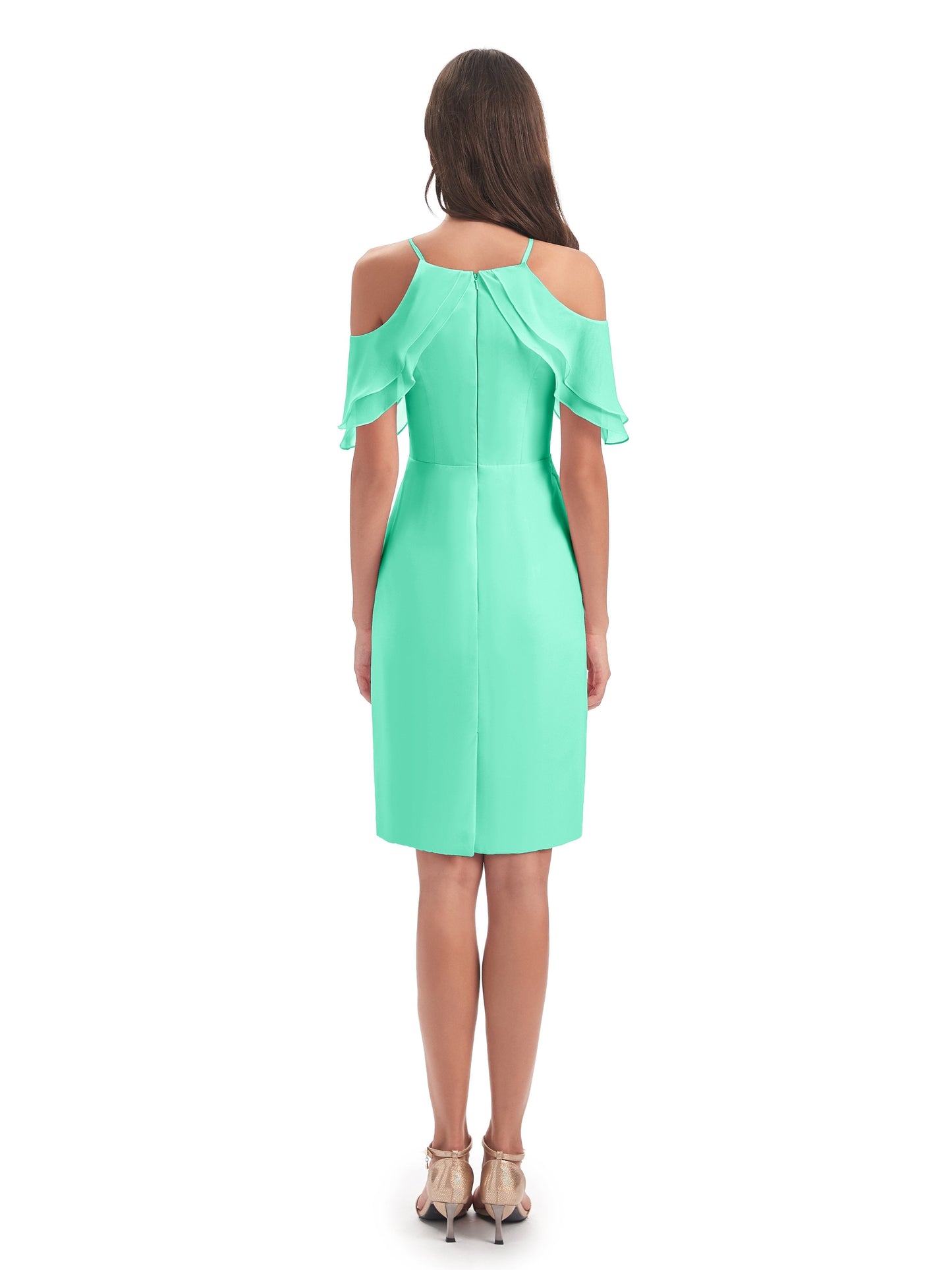 Aranza Off The Shoulder Knee Length Bridesmaid Dresses