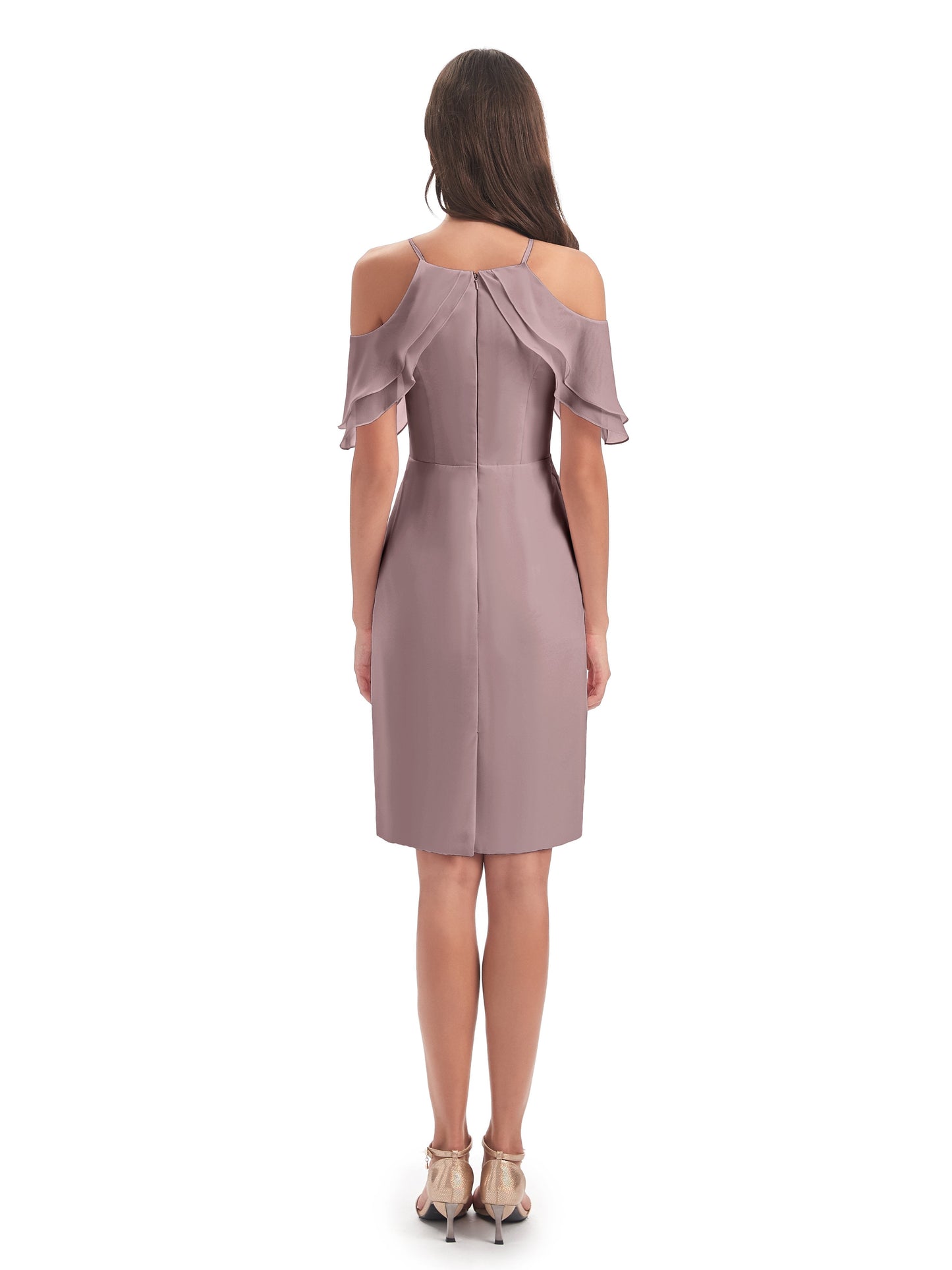 Aranza Off The Shoulder Knee Length Bridesmaid Dresses