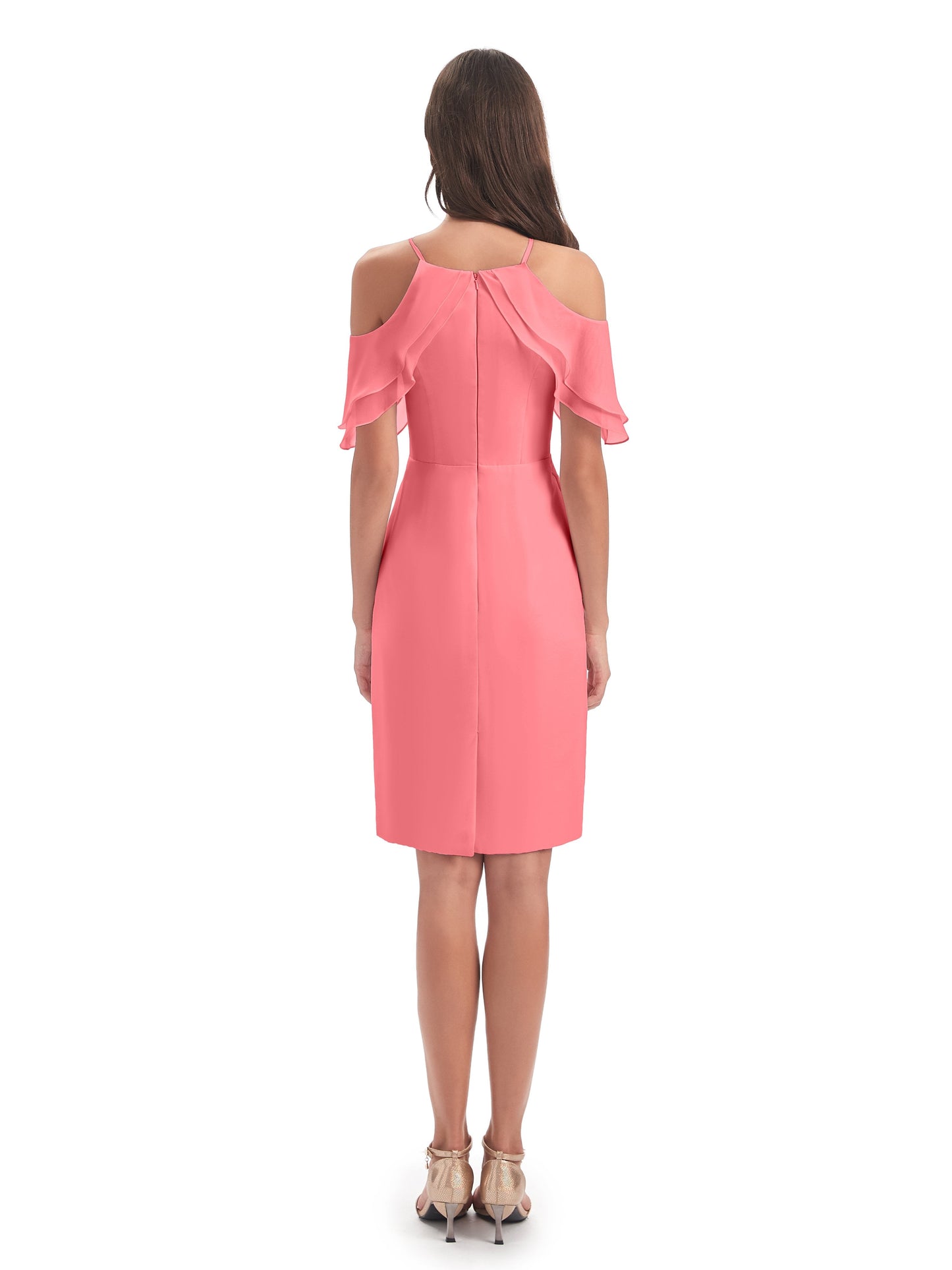 Aranza Off The Shoulder Knee Length Bridesmaid Dresses