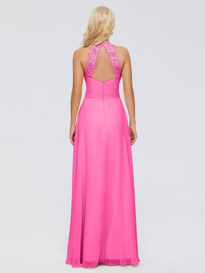 Arya Halter Chiffon Bridesmaid Dresses