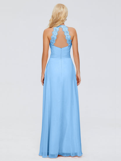 Arya Halter Chiffon Bridesmaid Dresses