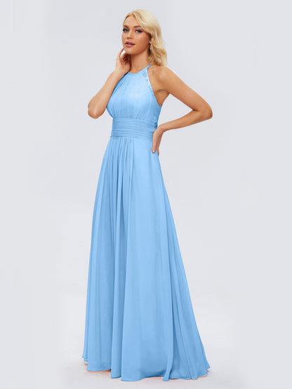 Arya Halter Chiffon Bridesmaid Dresses