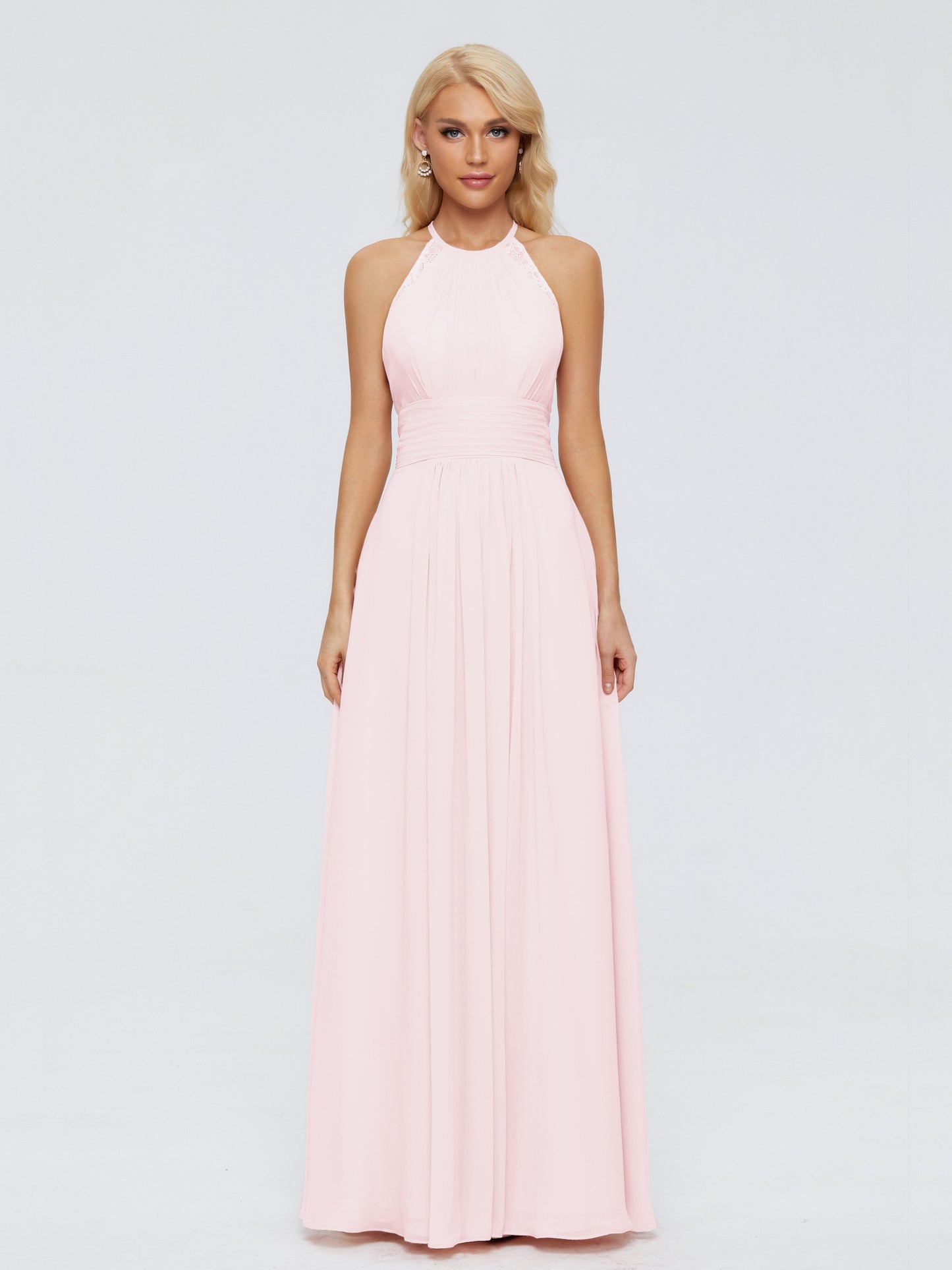 Arya Halter Chiffon Bridesmaid Dresses