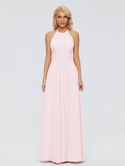 Arya Halter Chiffon Bridesmaid Dresses